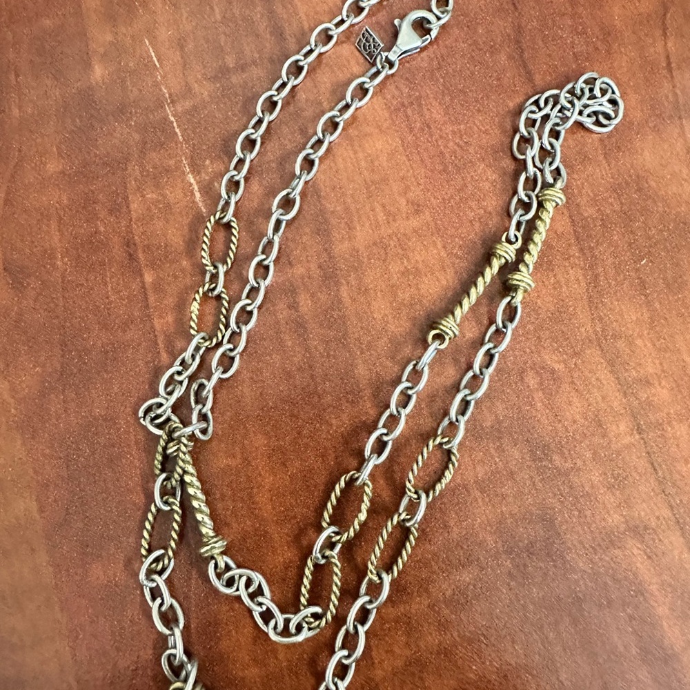 Grace & Heart Two-Tone Chain Necklace
